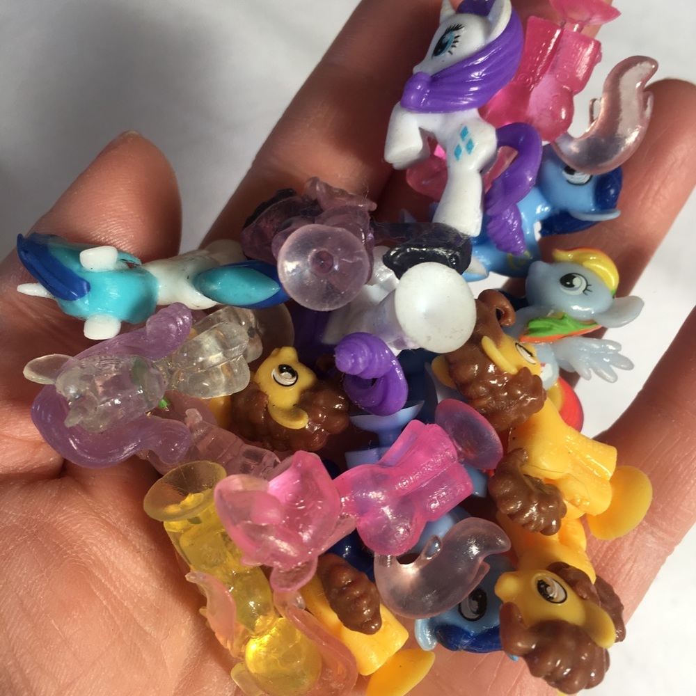 Lot of miniature rubber My Little Pony figures